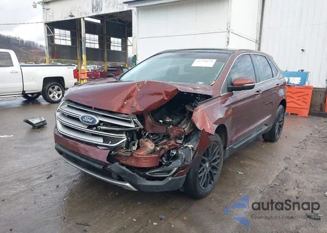 2015 Ford Edge Sel z USA, uszkodzony, nr VIN 2FMTK4J8XFBB24752